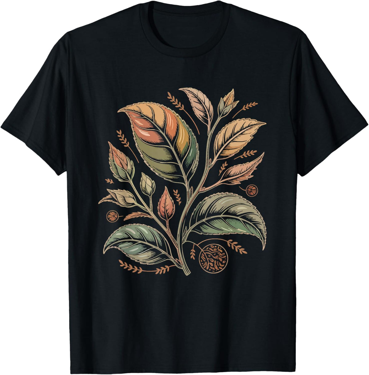 Flat Minimalist Gaiwan Tea Set Art Loose Leaf Illustration T-Shirt