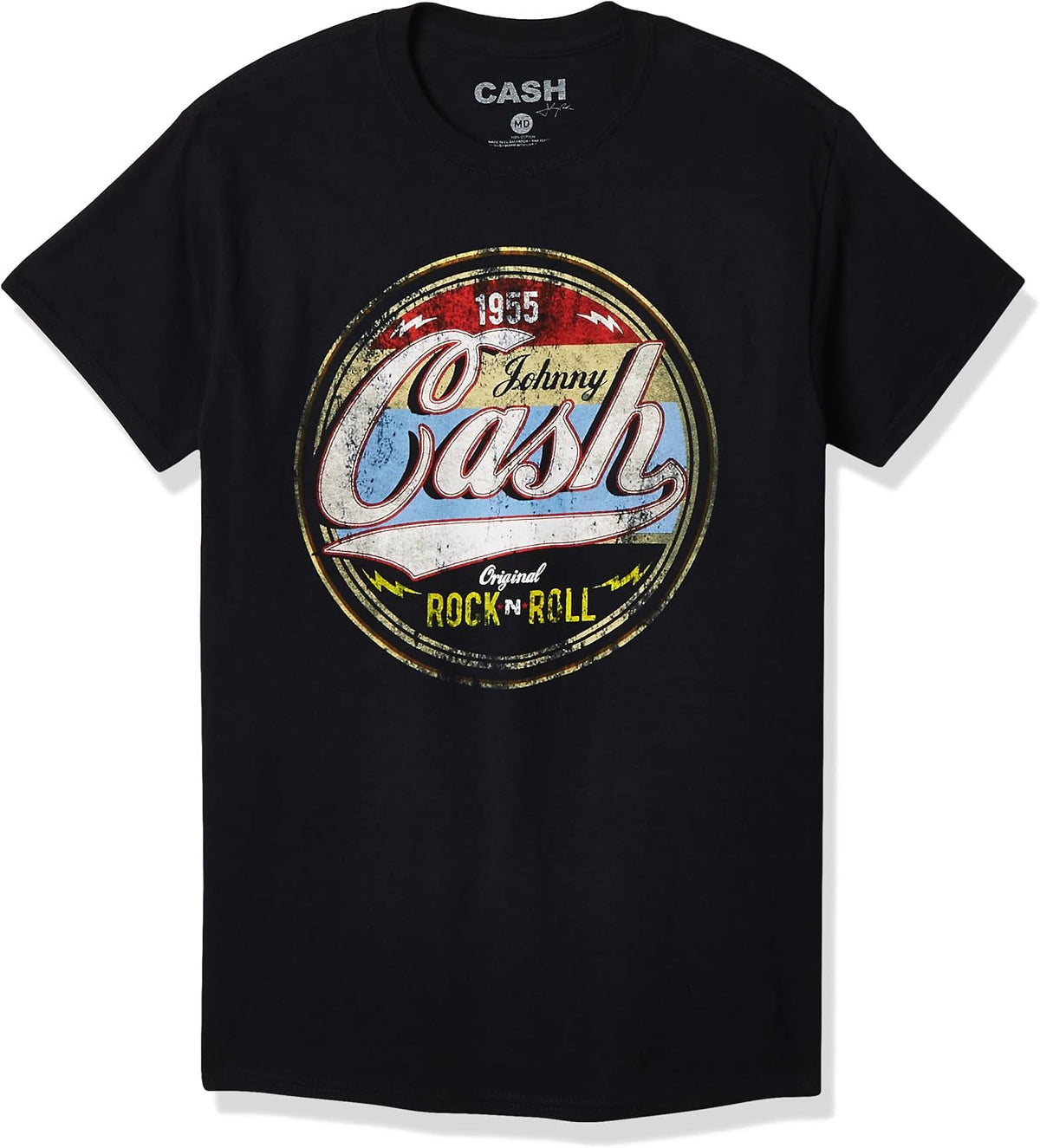 Johnny Cash Official Original Rock and Roll T-shirt