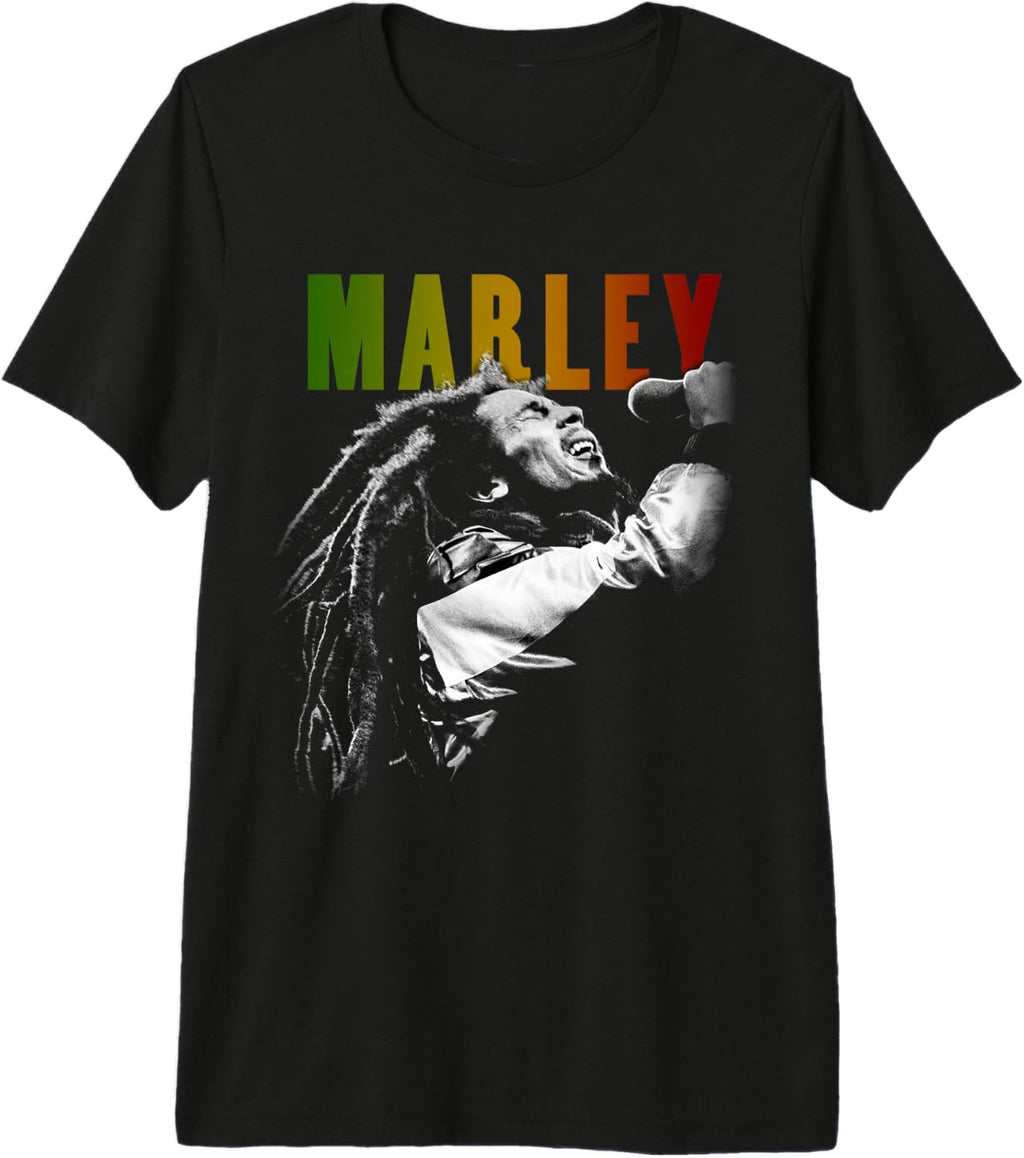 Bob Marley Rastaman Vibration Washed Premium Tri-Blend T-Shirt