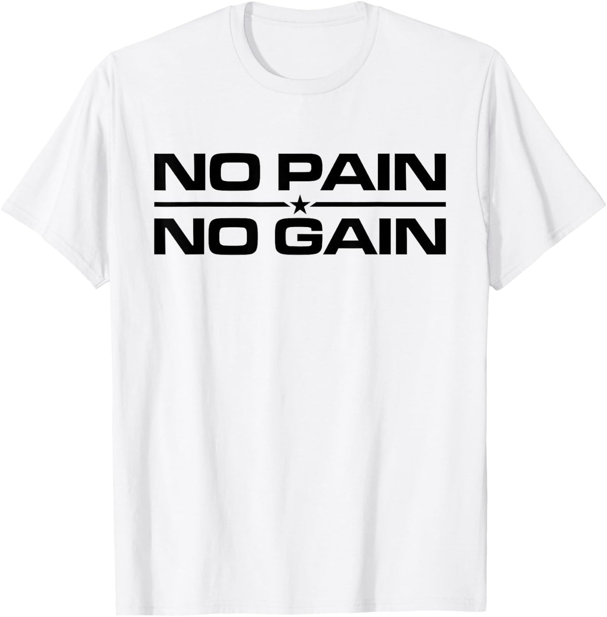 NO PAIN NO GAIN WEIGHLIFTING TRAINING FITNESS MUSCLE T-Shirt