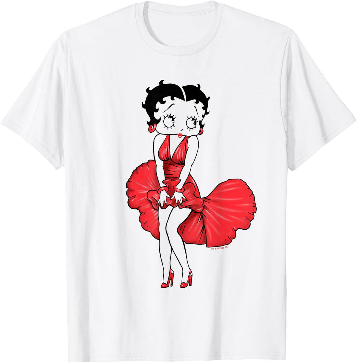 Betty Boop Legendary Dress Pose T-Shirt