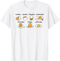 Gudetama Days of The Week T-Shirt