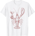Vintage Lobster Holding Martini Cocktail Seafood Lover T-Shirt