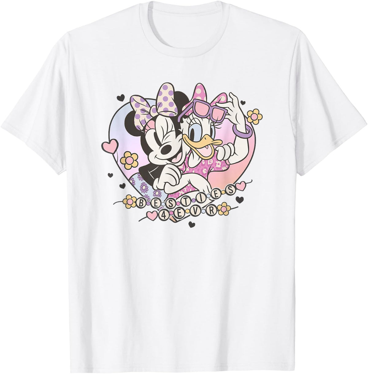 Disney Mickey and Friends Besties 4 Ever Minnie and Daisy T-Shirt