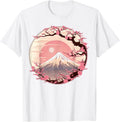 Japanese Sakura Garden Geisha Mount Fuji Cherry Blossom T-Shirt