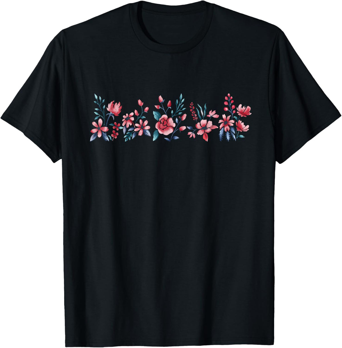 Vintage Botanical Wildflower Gardener Botanist Flower T-Shirt