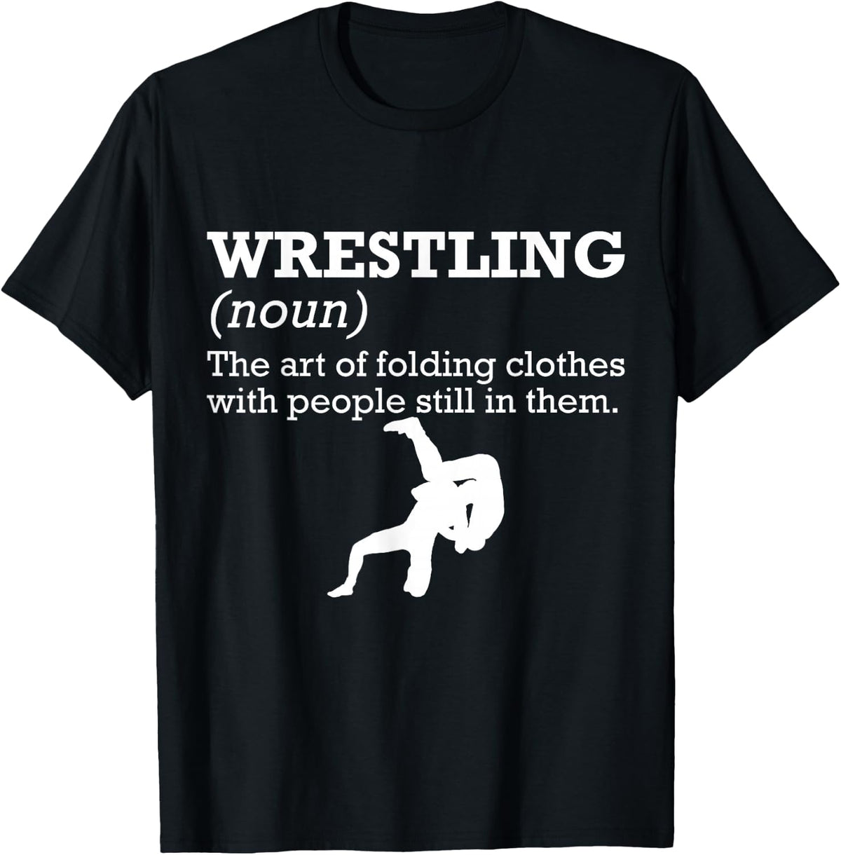 Funny Definition Wrestling Wrestler T-Shirt Small