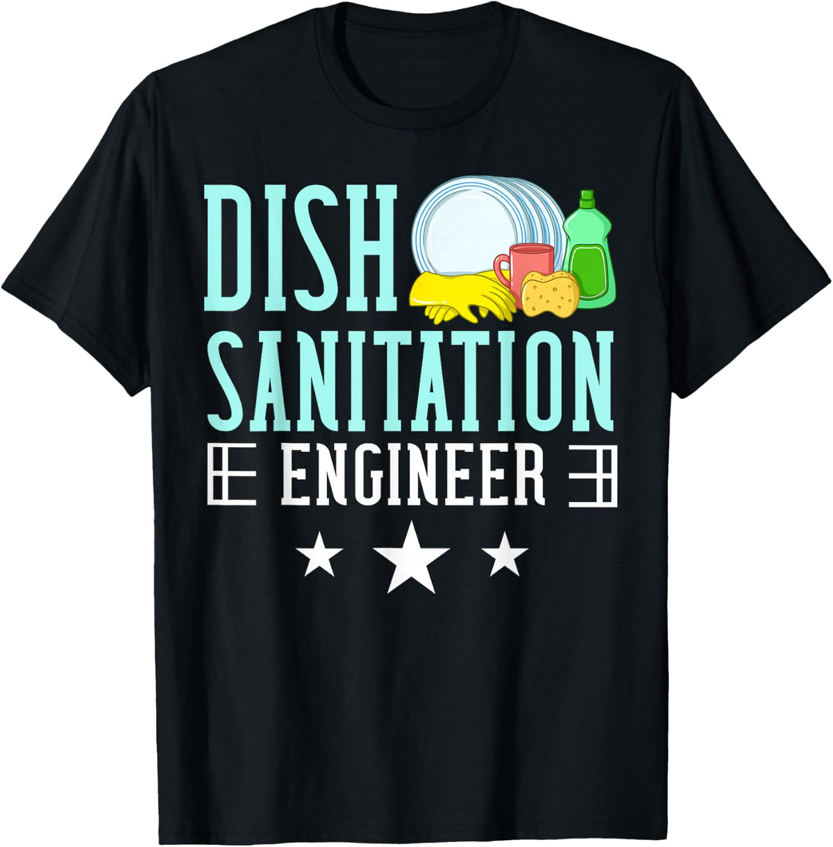 Dishwasher Dishwashing Gift Job Dish Washing T-Shirt
