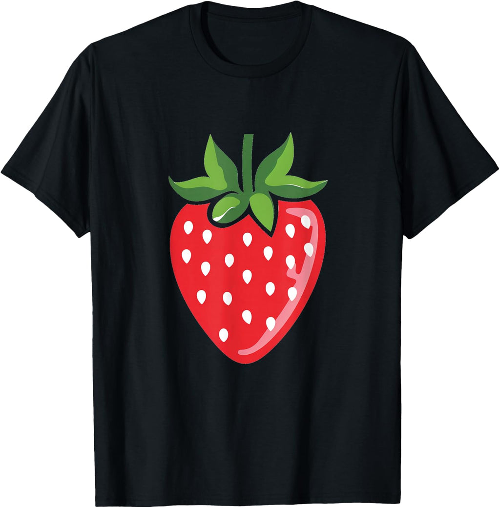 Strawberry Funny Fruit Cute Graphic T-Shirt