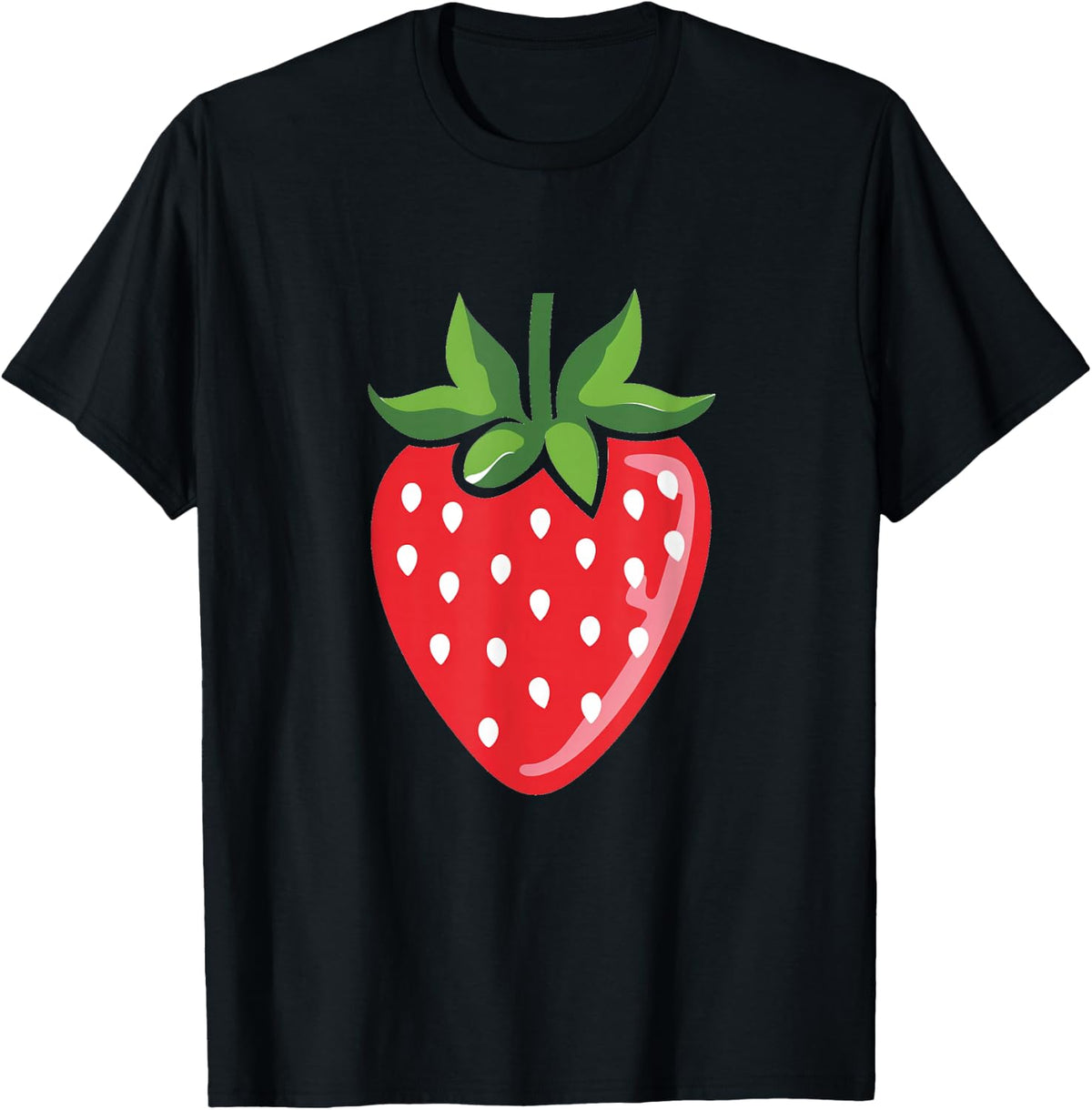 Strawberry Funny Fruit Cute Graphic T-Shirt