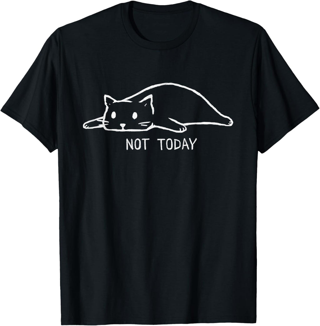 Threadless Fox Shiver Not Today Black Variant Graphic T-Shirt