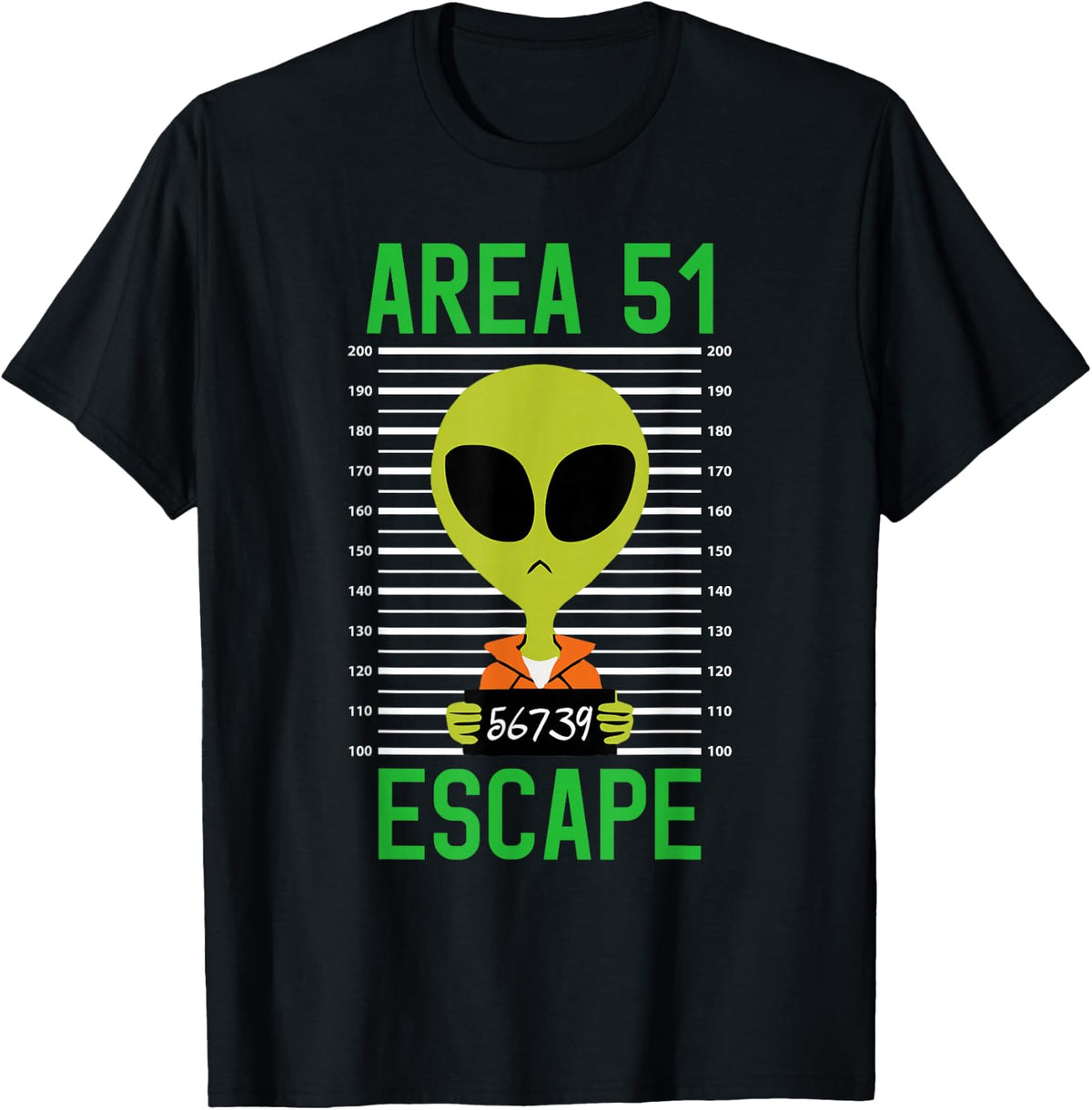 Storm Area 51 Funny Alien Escape Men Women UFO T-Shirt