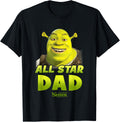 Shrek Father's Day All Star Dad Big Shrek Face Logo T-Shirt