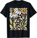 Boho Wildflowers Floral Nature Flower T-Shirt