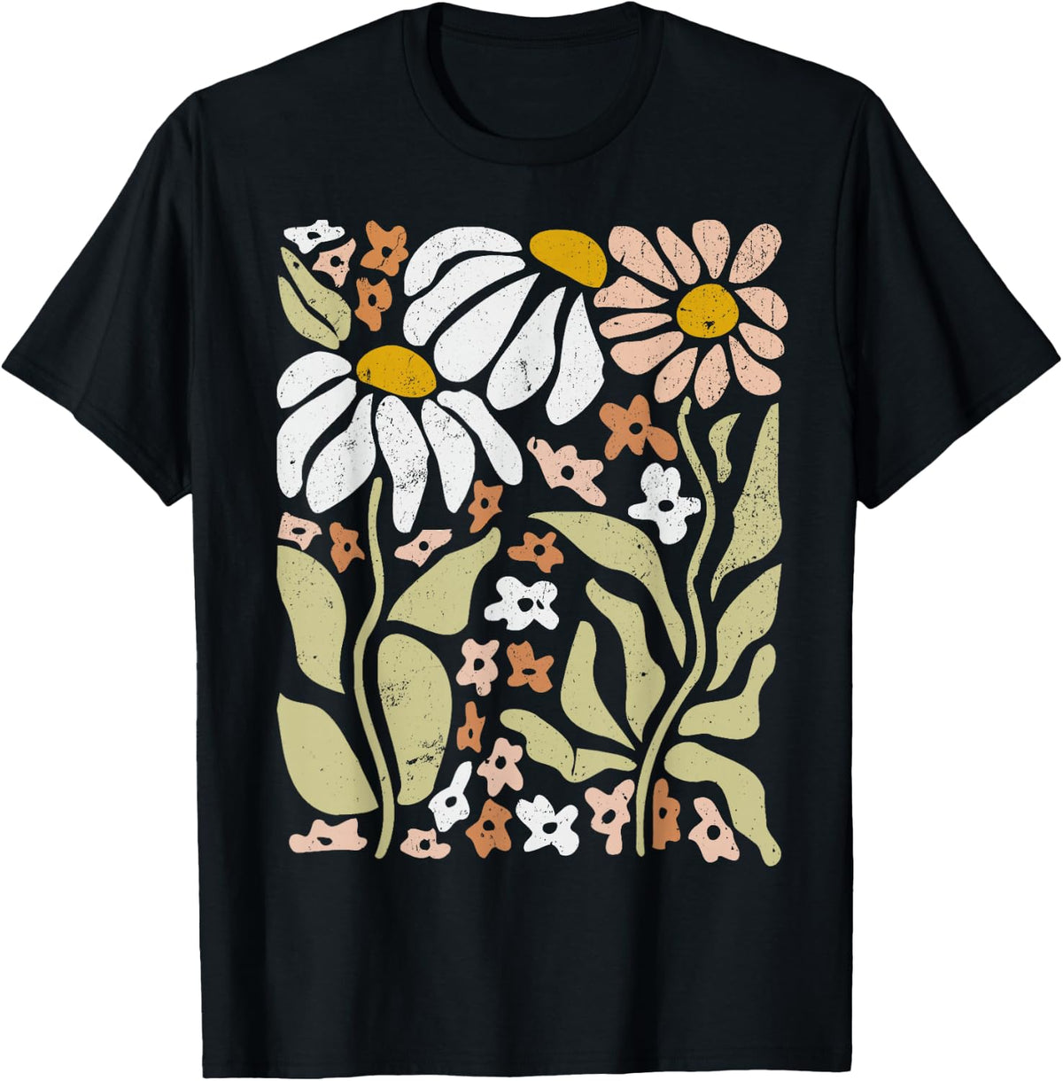Boho Wildflowers Floral Nature Flower T-Shirt
