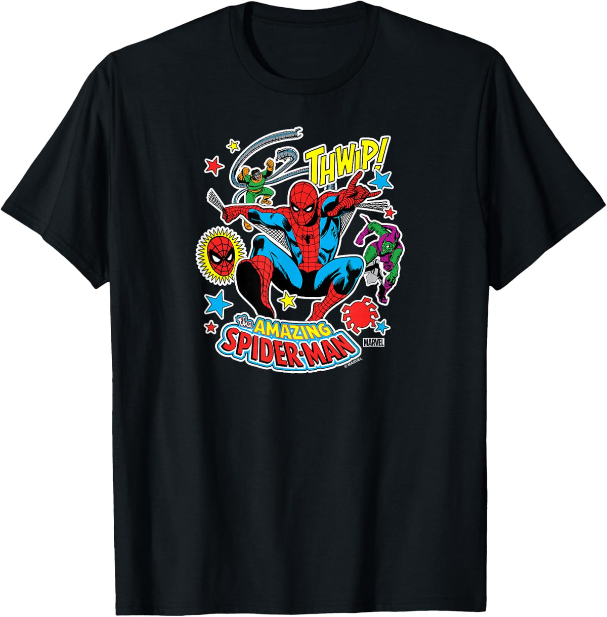 Spider-Man - Sticker Collage T-Shirt