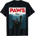 Paws Cat Mouse Funny Saying Meme Kitten Men Women Kid T-Shirt
