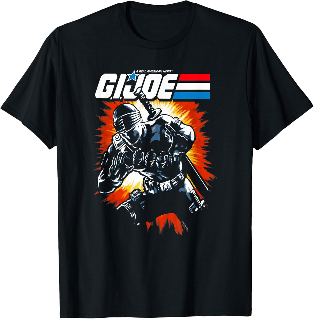 G.I. Joe A Real American Hero Snake Eyes Action Poster T-Shirt
