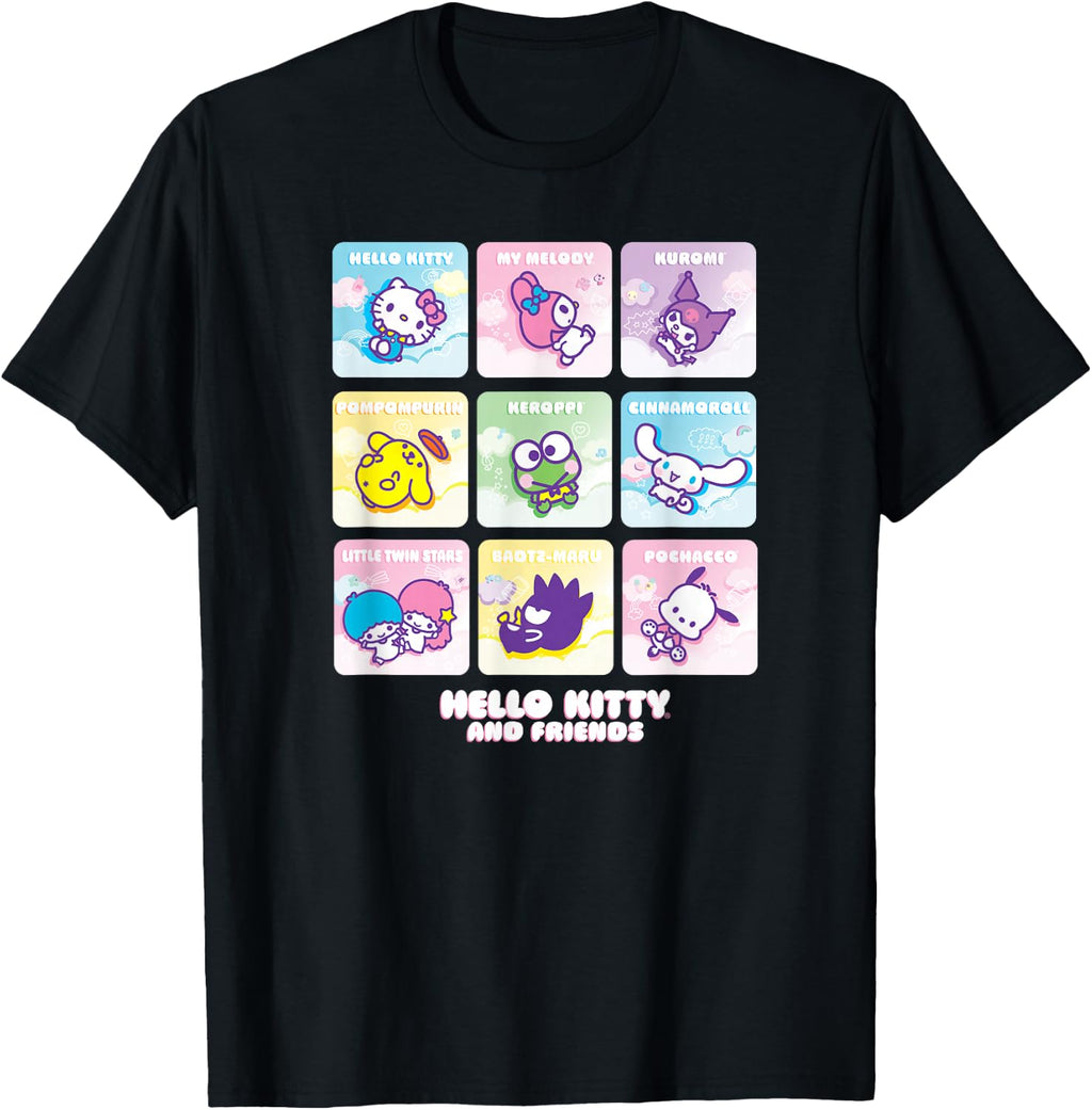 Hello Kitty and Friends Square Icons T-Shirt