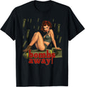 WWII Pin Up Girl Bombs Away Graphic T-Shirt