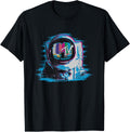 MTV Astronaut Glitch Vintage Music Television T-Shirt
