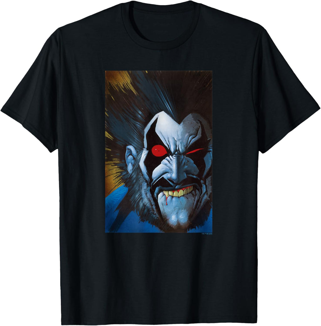 DC Comics Batman Lobo Big Face Portrait T-Shirt