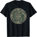 Intricate Celtic Knot with Dragon and Phoenix T-Shirt