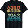 63 Year Old Gifts Vintage 1963 Limited Edition 63rd Birthday T-Shirt