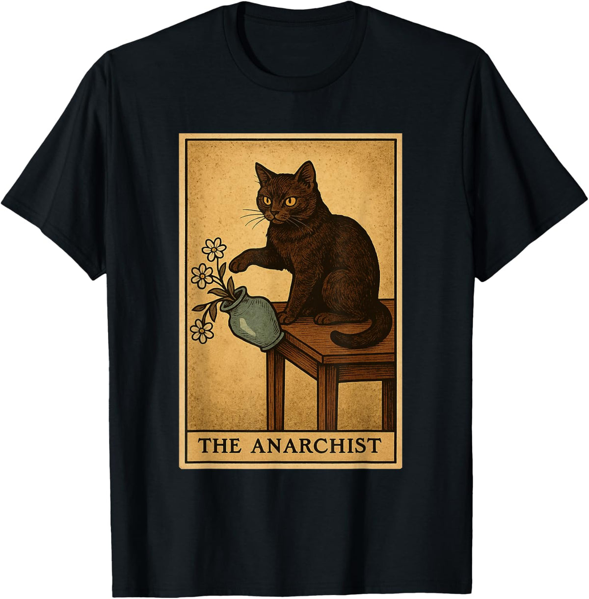 Cat Lover Design Cat Tarot Card Design Men Women Kids T-Shirt