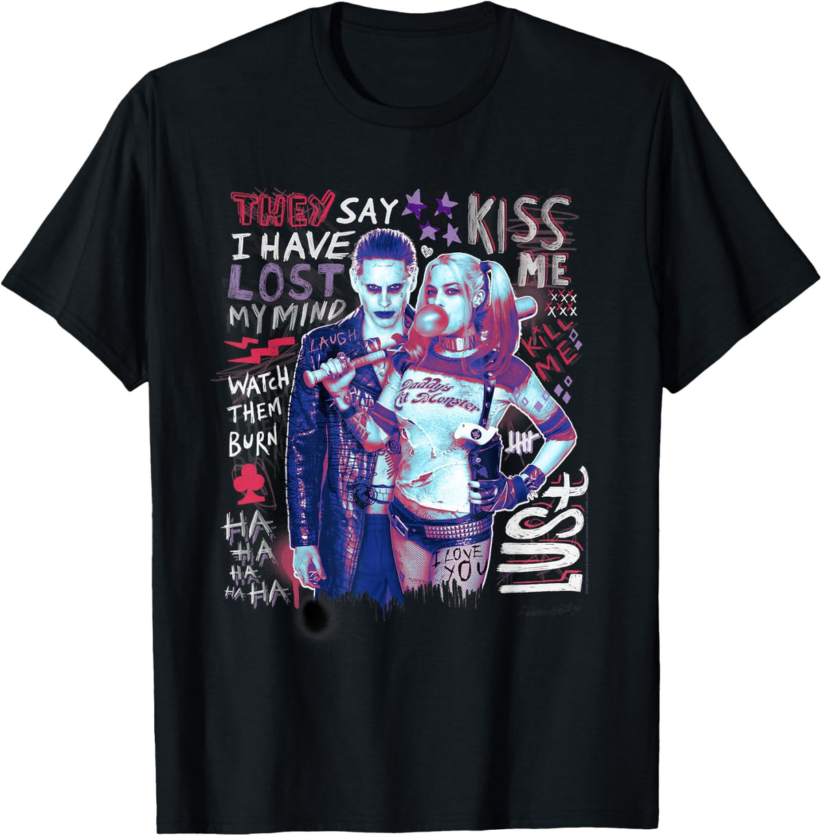 Suicide Squad Harley and Joker T-Shirt