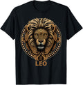 Leo Zodiac Astrology Symbol Lion Constellation T-Shirt