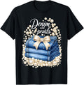 Denim with Pearls Mother’s Day Outfit for Stylish Women T-Shirt