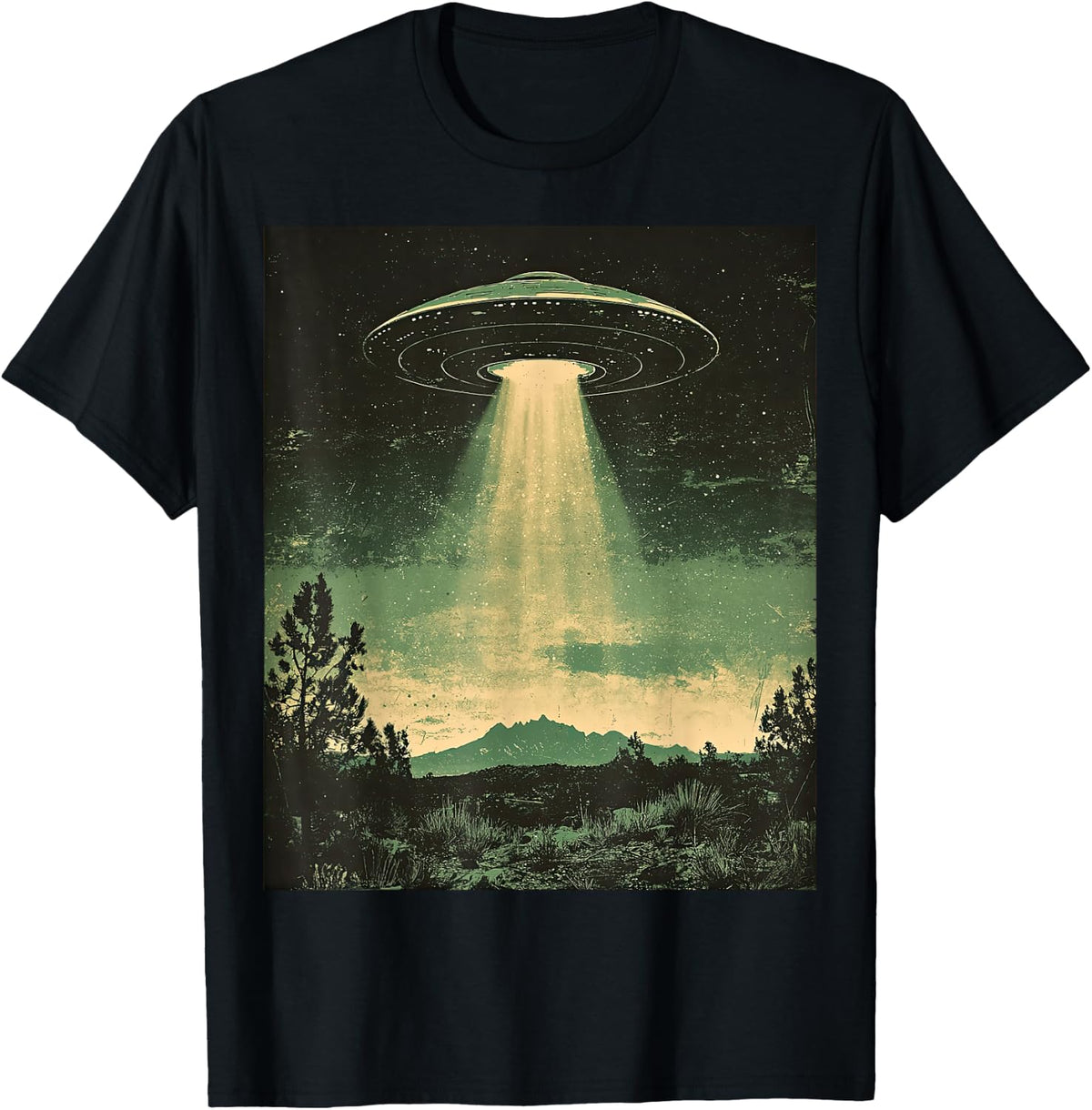 UFO Alien Spaceship Flying Saucer Space Ufology Astrobiology T-Shirt